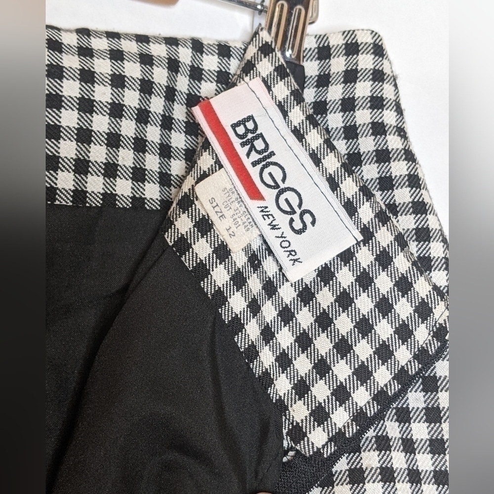 VINTAGE PENCIL SKIRT Gingham - Picture 8 of 8
